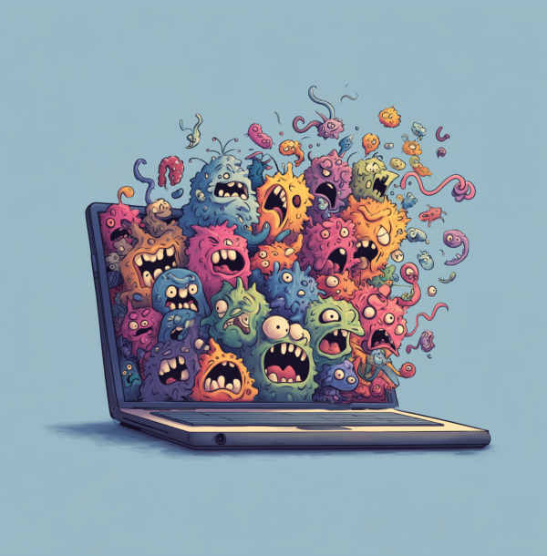 ssardo_illustration_of_a_laptop_full_of_bugs_colorful_cartoonis_7b670bd3-ce19-46a8-98b7-657769450b51 ssardo_illustration_of_a_laptop_full_of_bugs_colorful_cartoonis_7b670bd3-ce19-46a8-98b7-657769450b51